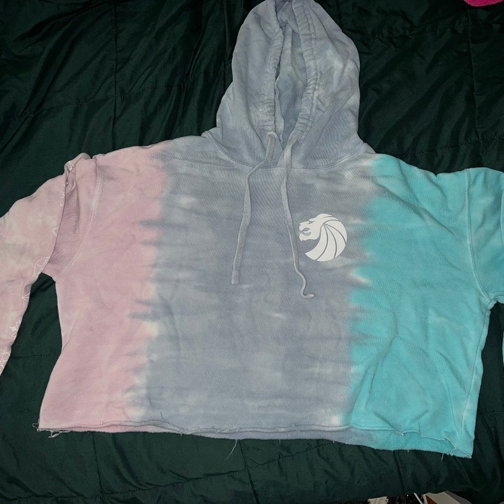 Seven Lions Tie-Dye Crop Hoodie Official Merch